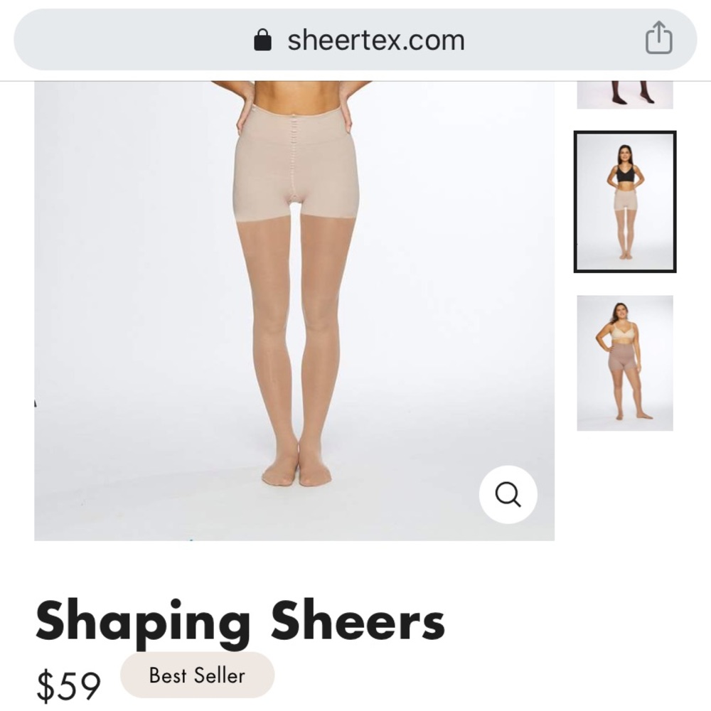 Sheertex shaping sheers - large, light, NWOT